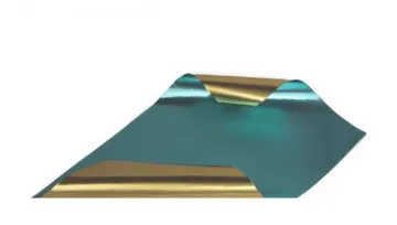 Turquoise Foiled 6x12 paper, 4 Sheets